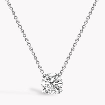 Brilliant Cut 1.51ct Diamond Pendant in 18ct White Gold 1.51ct in 18ct White Gold