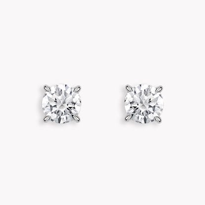 Diamond Stud Earrings 1.02ct in 18ct White Gold