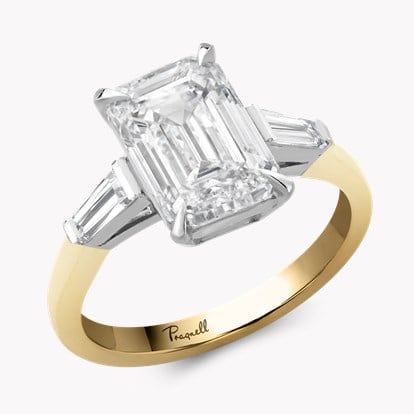 Regency 3.02ct Diamond Solitaire Ring in 18ct Yellow Gold