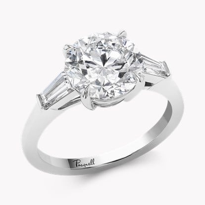 Regency 3.01ct Diamond Solitaire Ring in Platinum