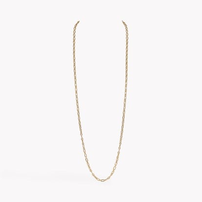 Gold Link Chain Necklace in 14ct Yellow Gold 