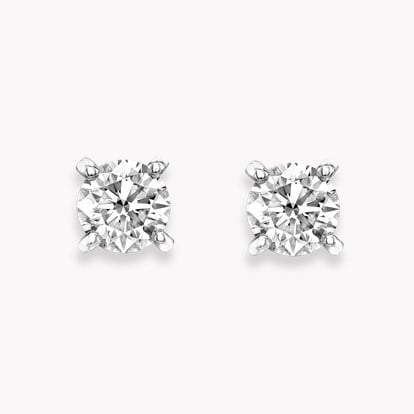 Diamond Stud Earrings 1.86ct in 18ct White Gold