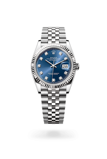 Rolex Datejust in White Rolesor combination of Oystersteel and white gold M126234 0037