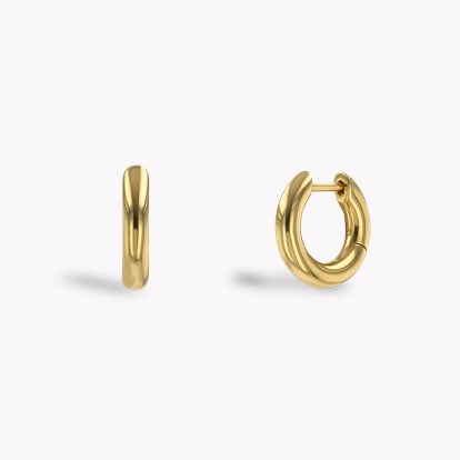 Havana Gold Hoop Earrings in 18ct Yellow Gold