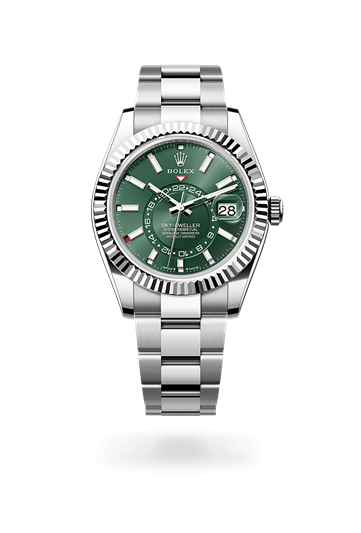 Rolex Sky-Dweller Oyster, 42 mm, Oystersteel and white gold