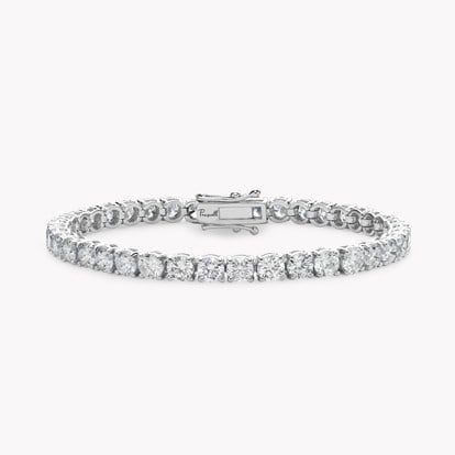 Diamond Line Bracelet 12.09cts in 18ct White Gold 