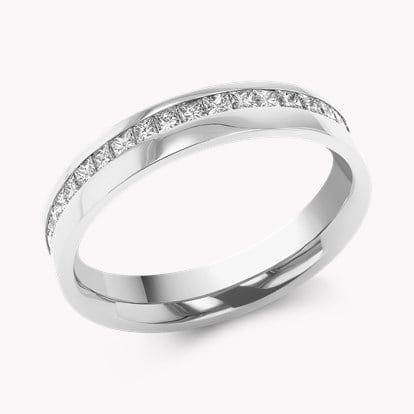 Princess Cut 0.87ct Diamond Ring in Platinum