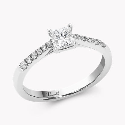 Celestial 0.30ct Princess Cut Diamond Ring in Platinum