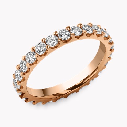 Brilliant Cut Diamond Eternity Ring 1.40ct in 18ct Rose Gold