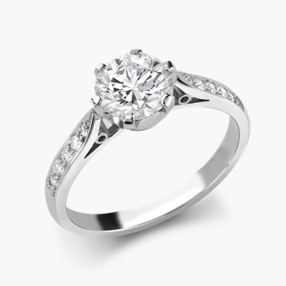 Classic 1.19ct Diamond Solitaire Ring in Platinum