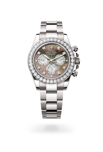 Rolex Cosmograph Daytona Oyster, 40 mm, white gold and diamonds