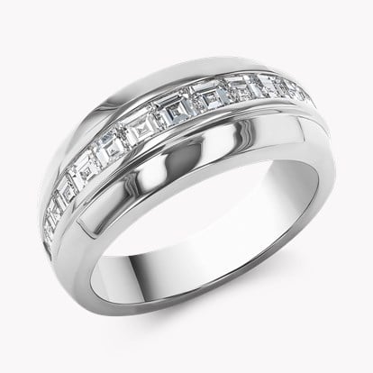 Manhattan 1.07ct Diamond Single Row Ring in Platinum