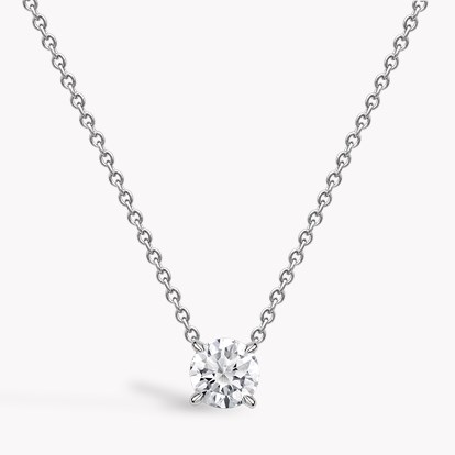 Brilliant Cut 0.50ct Diamond Pendant in 18ct White Gold 0.50ct in 18ct White Gold