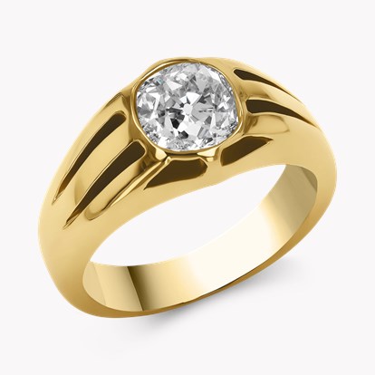 Late Victorian 1.80ct Diamond Solitaire Ring in 18ct Yellow Gold