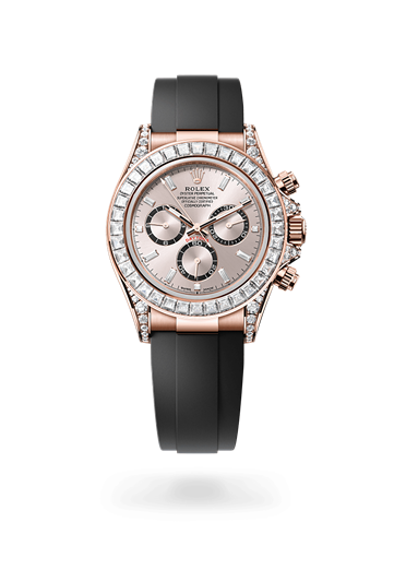 Rolex Cosmograph Daytona Oyster, 40 mm, Everose gold and diamonds