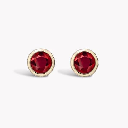 Sundance Ruby Stud Earrings 1.23ct in 18ct Yellow Gold