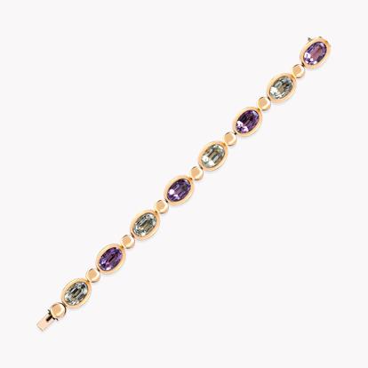 Amethyst Bracelet 22.84ct in 18ct Rose Gold