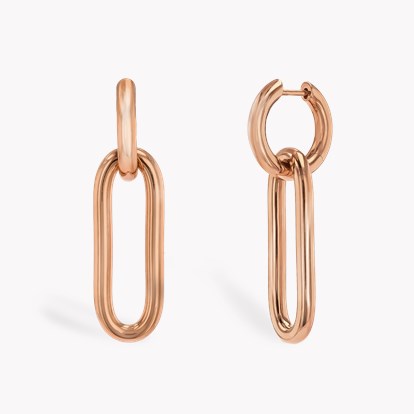 Havana Drop Earrings 18ct Rose Gold