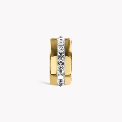 RockChic 0.71ct Diamond Hoop Earrings in 18ct Yellow Gold