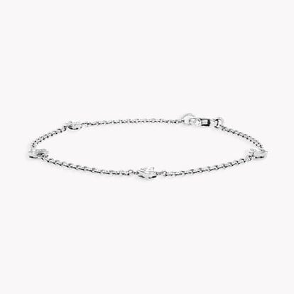 Sundance Heart Diamond Bracelet 0.60ct in 18ct White Gold