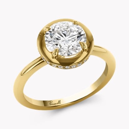 Skimming Stone 1.70ct Diamond Solitaire Ring in 18ct Yellow Gold