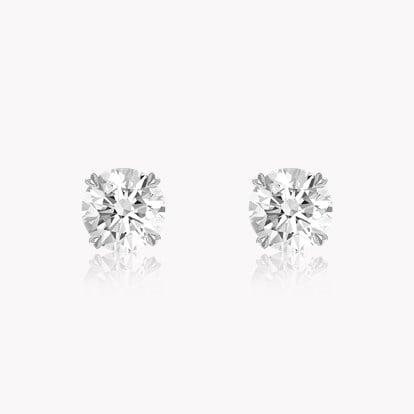 Windsor 1.38ct Diamond Stud Earrings in 18ct White Gold