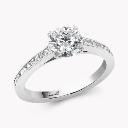 Gatsby 1.20ct Diamond Solitaire Ring - Brilliant Cut in Platinum