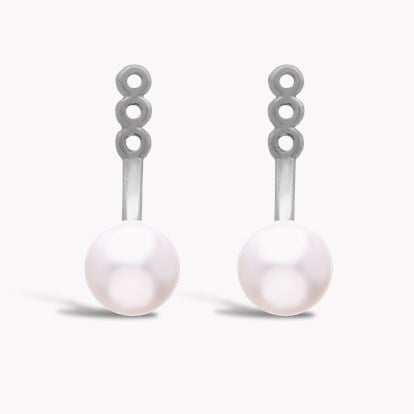 Celia Akoya Pearl Set in 18ct White Gold 