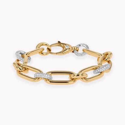 Havana 2.58ct Diamond Bracelet in 18ct Yellow & White Gold