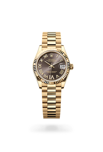 Rolex Datejust 31 Oyster, 31 mm, yellow gold