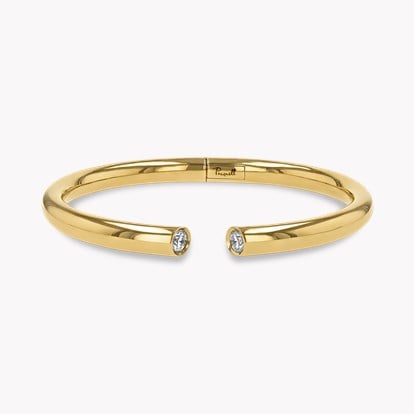 Eclipse 0.80ct Diamond Spring Bangle in 18ct Yellow Gold