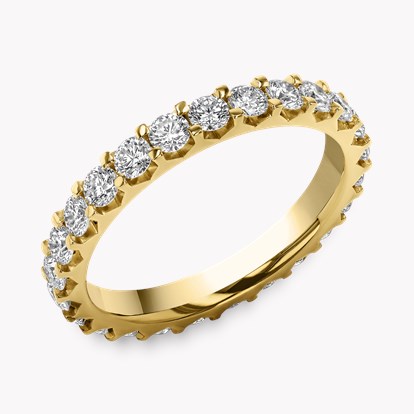 Brilliant Cut Diamond Eternity Ring 1.40ct in 18ct Yellow Gold