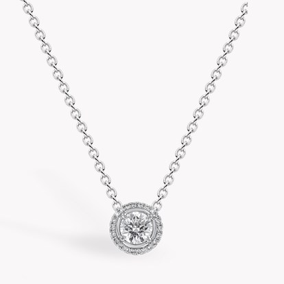 Celestial 0.70ct Diamond Cluster Pendant in Platinum