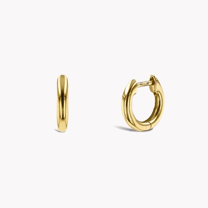 Small Hoop Earrings 19mm in 18ct Yellow Gold