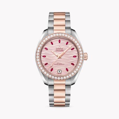 OMEGA Seamaster Aqua Terra 150m O22025342060001 Watch - 34mm, Pink Dial ...