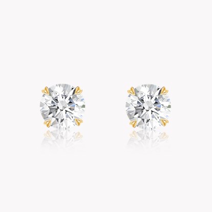 Windsor 1.42ct Diamond Stud Earrings in 18ct Yellow Gold