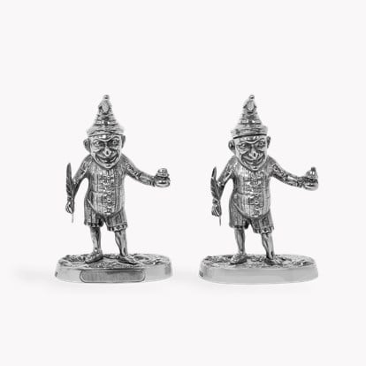 Mr Punch Smokers Companions in Silver