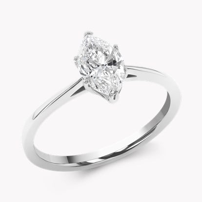 Classic 1.08ct Diamond Solitaire Ring in Platinum