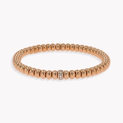 Bohemia 0.14ct Large Expandable Diamond Bracelet in 18ct Rose Gold