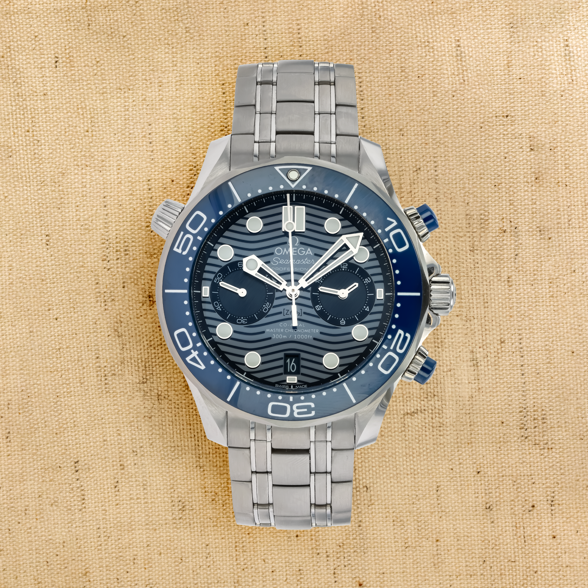 OMEGA Seamaster Diver 300m 44mm, Blue Dial, Baton Numerals_1