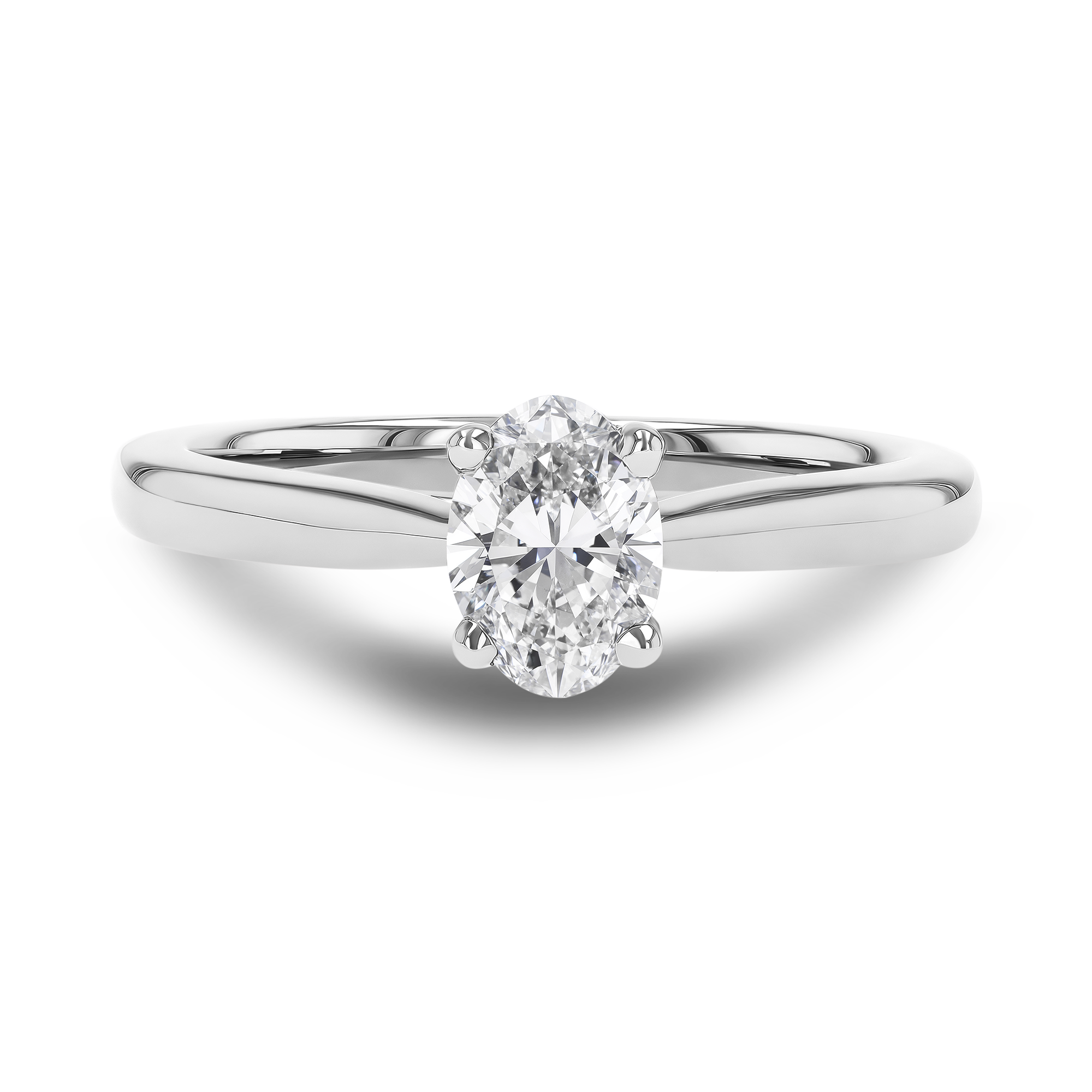 0.60CT Diamond Solitaire Ring Oval Cut, Solitaire_2