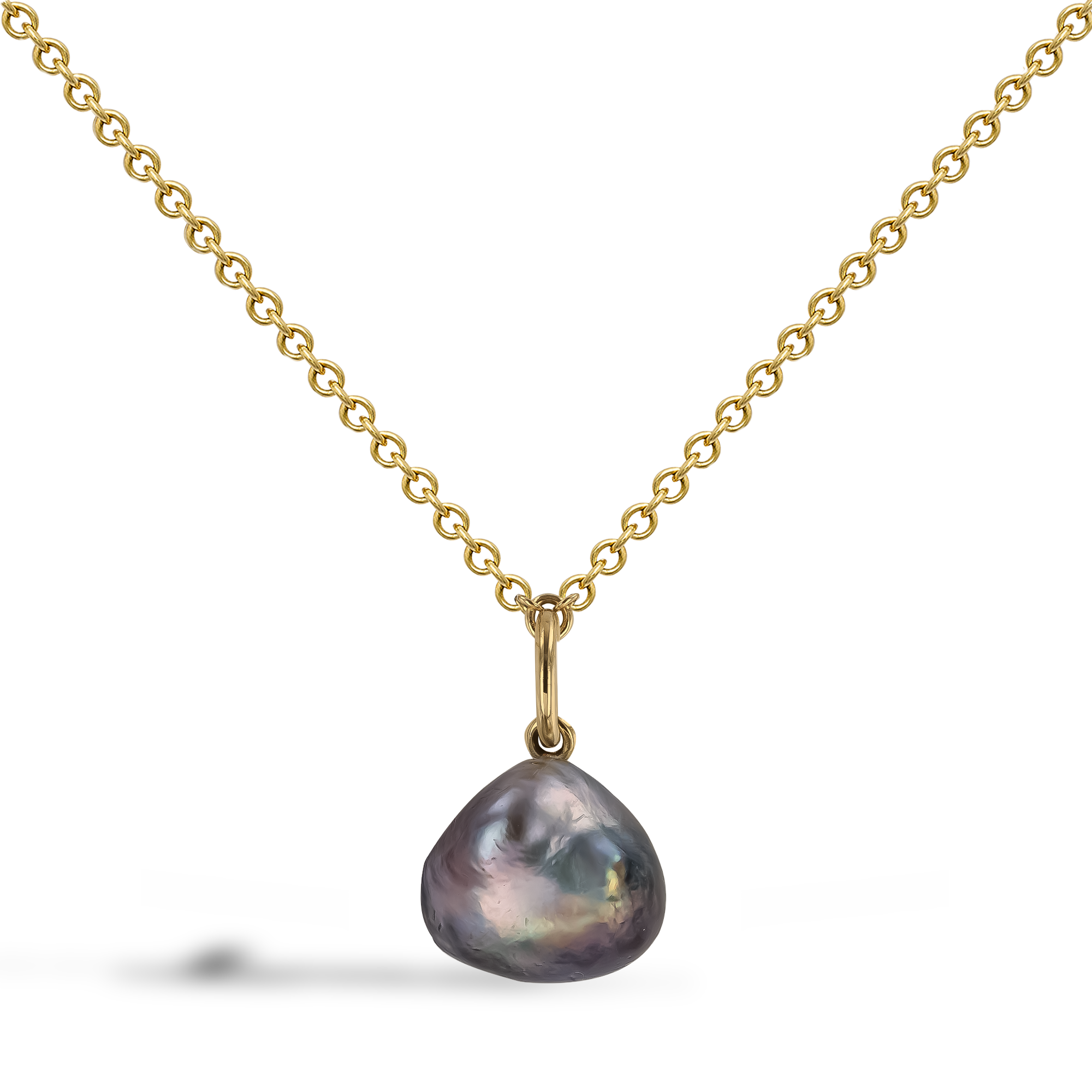 Tahitian Baroque Pearl Pendant 9 - 10mm_1