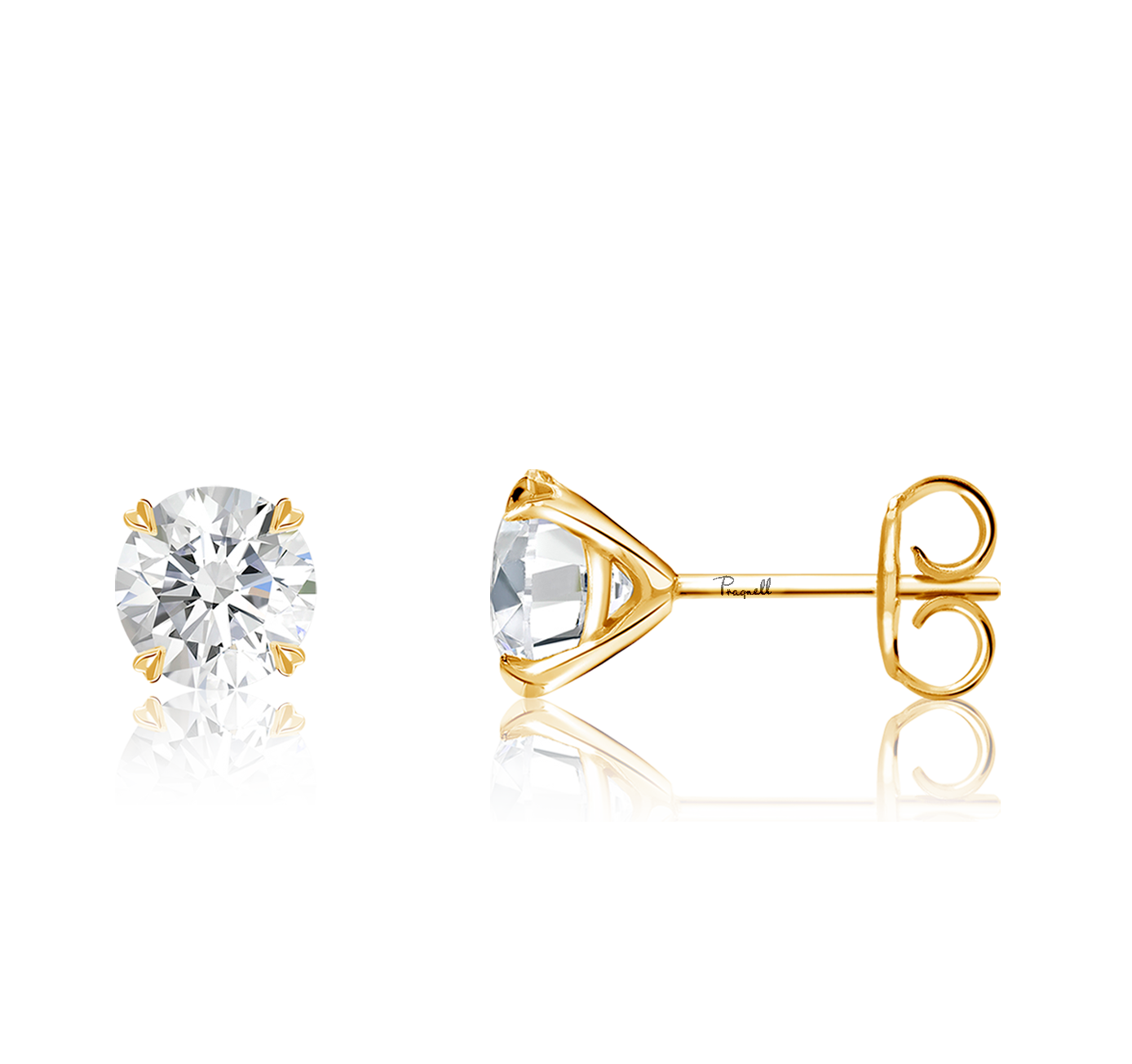 Windsor 0.49ct Diamond Stud Earrings Brilliant cut, Claw set_2