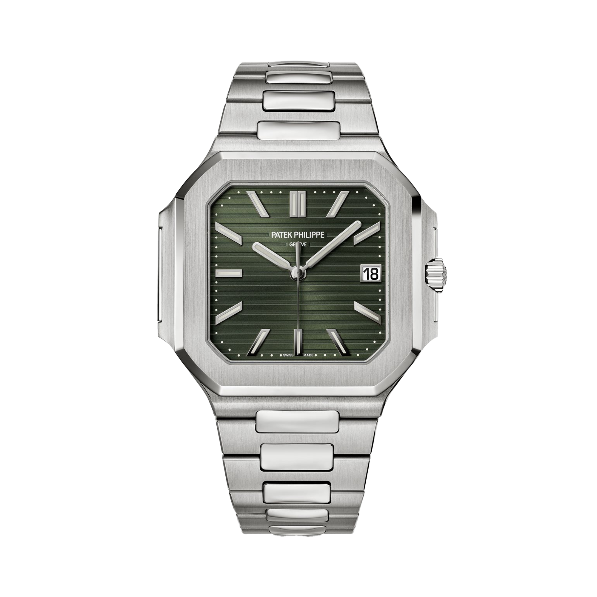 Patek Philippe Cubitus 45mm, Green Dial, Baton Numerals_1