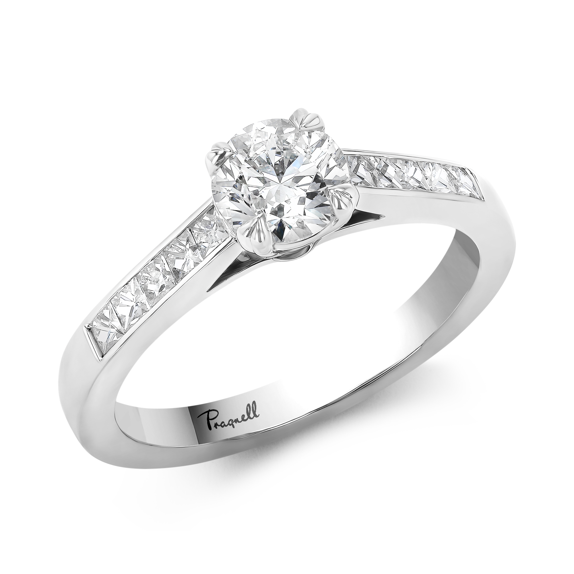 Gatsby 0.70ct Diamond Solitaire Ring Brilliant cut, Claw set_1