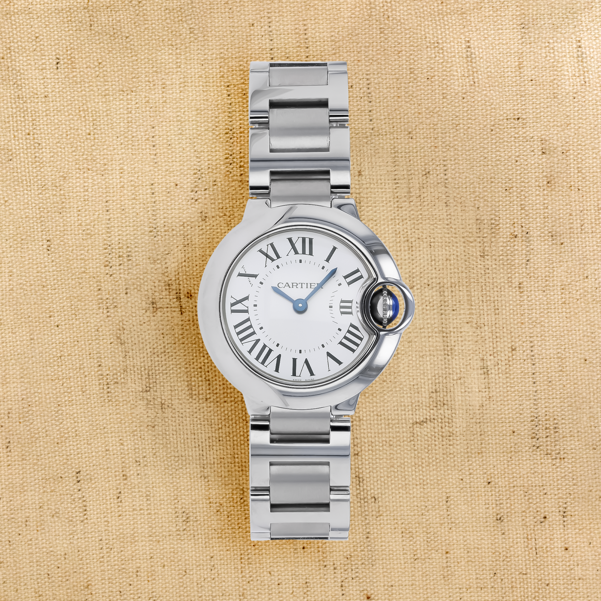 Cartier Ballon Bleu de Cartier 28mm, Silver Dial, Roman Numerals_1