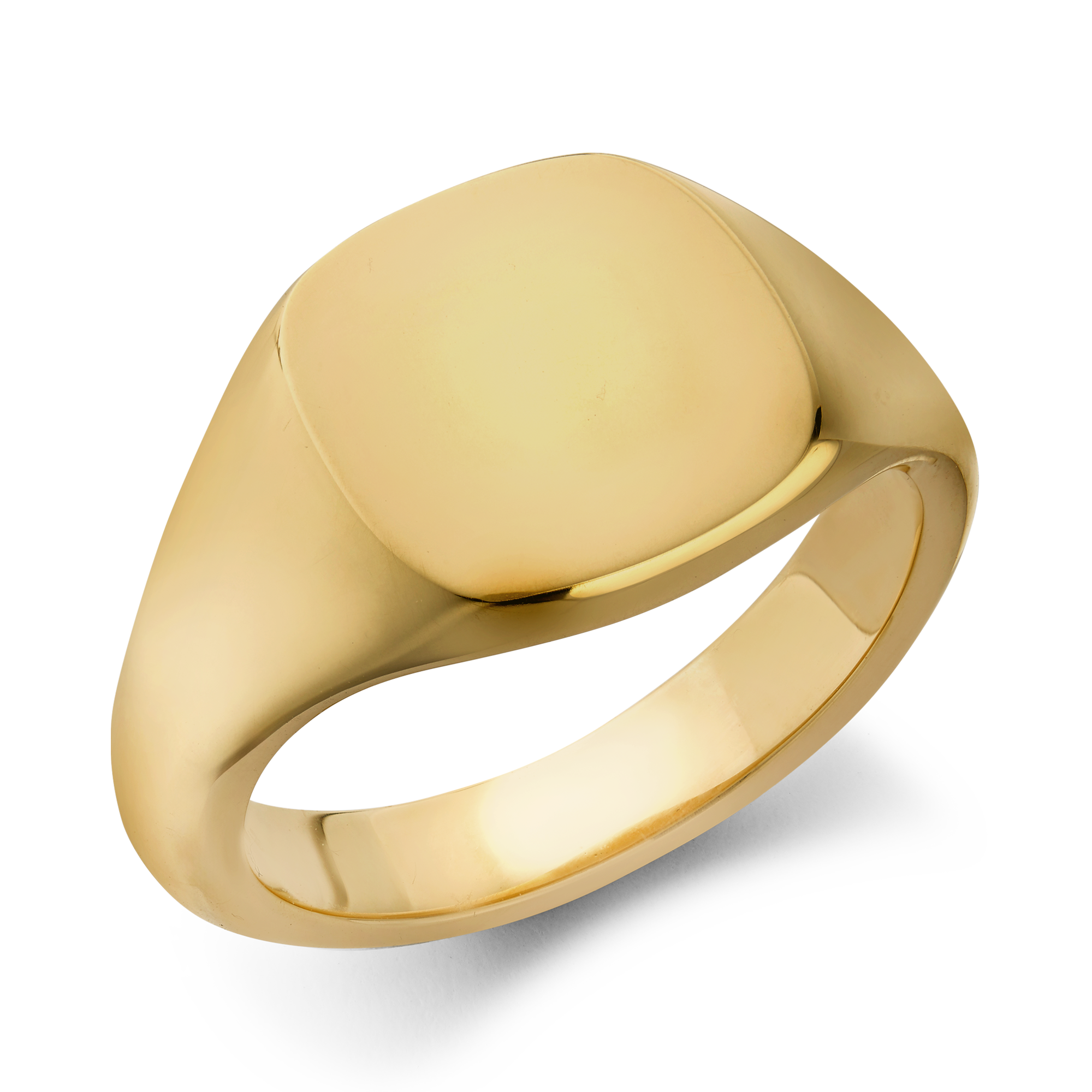 Plain Cushion Signet Ring _1