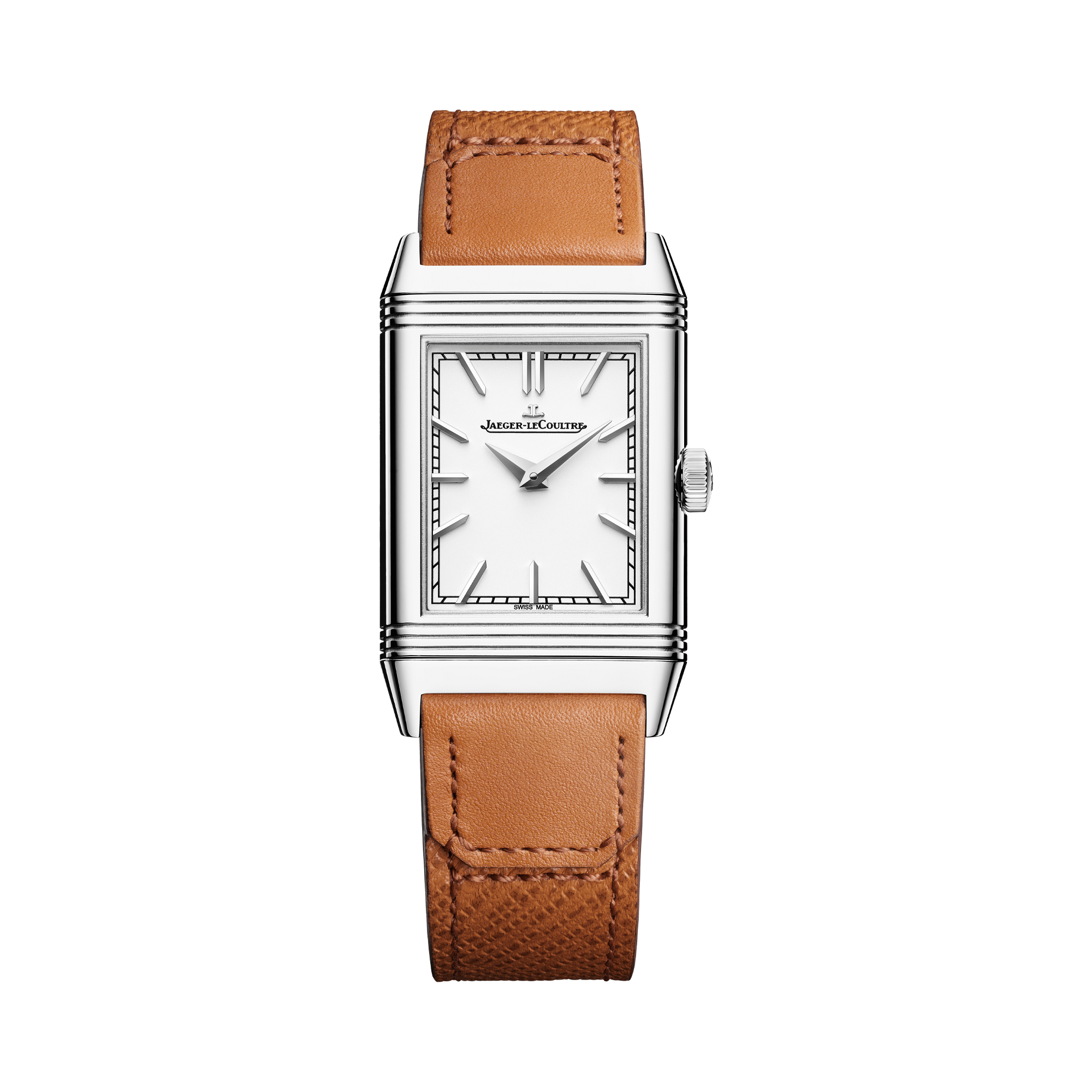 Jaeger-LeCoultre Reverso Tribute Monoface 24.4mm, Silver Dial, Baton Numerals_1