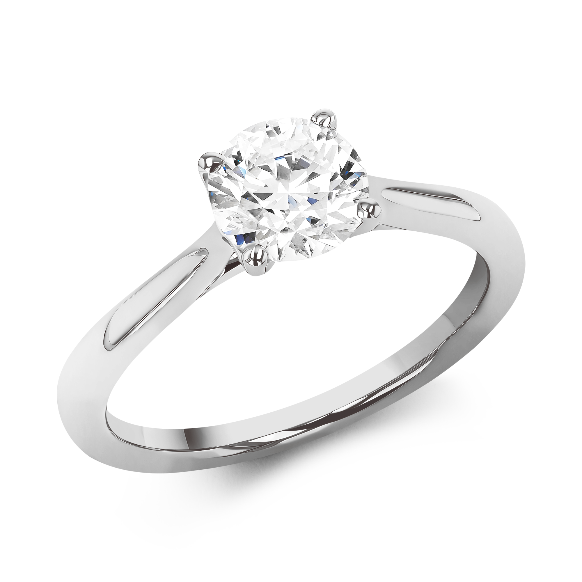 Gaia 1.00ct Diamond Solitaire Ring Brilliant cut, Claw set_1