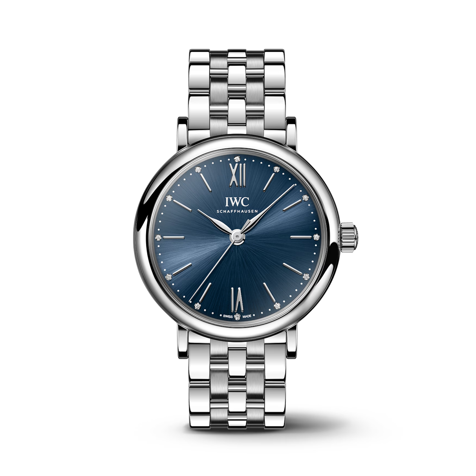 IWC Portofino Automatic 34 34mm, Blue Dial, Roman & Baton Numeral_1